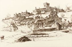 Lot of Seven Prints: John Taylor Arms (American, 1887-1953),The Old Order